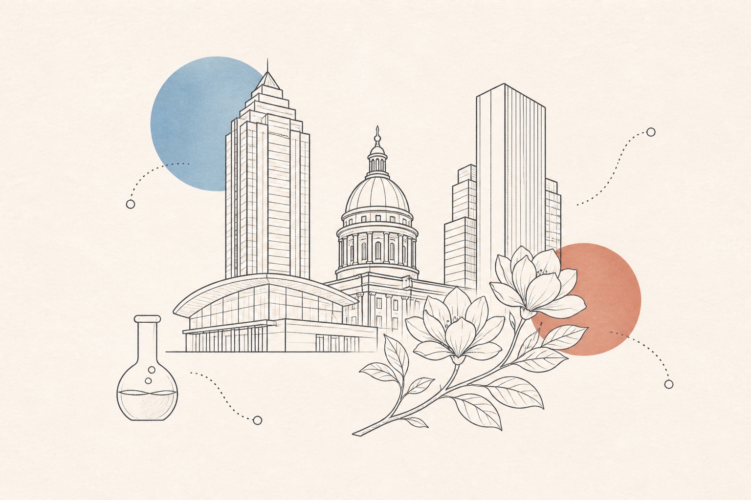 Georgia State University illustrated campus cover