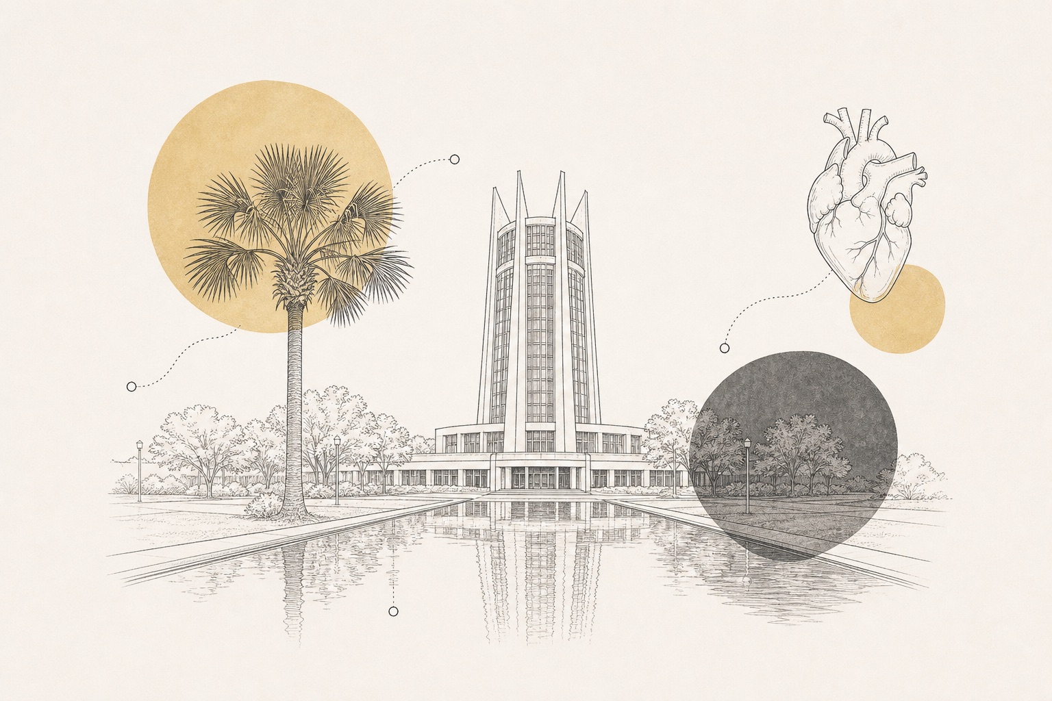 University of Central Florida illustrated campus cover