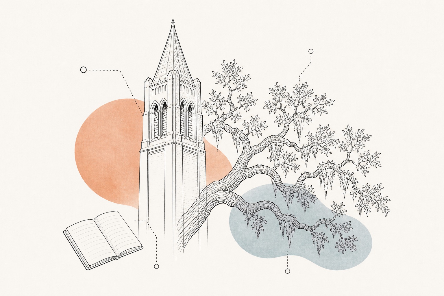 University of Florida illustrated campus cover