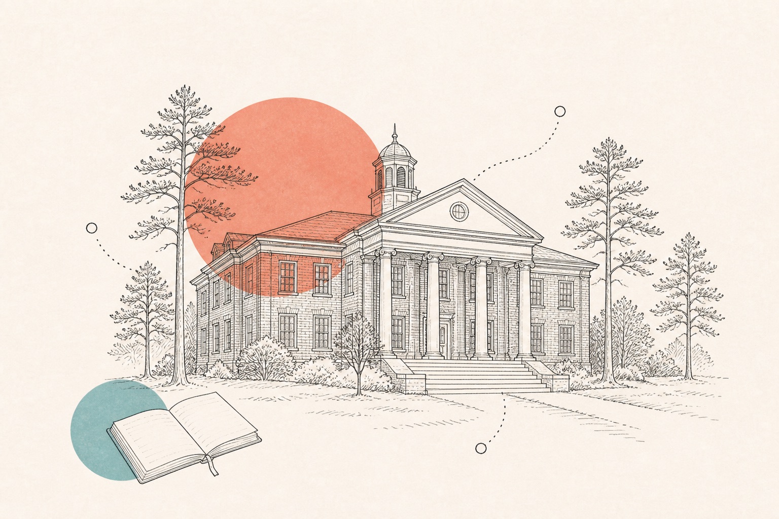 University of West Georgia illustrated campus cover